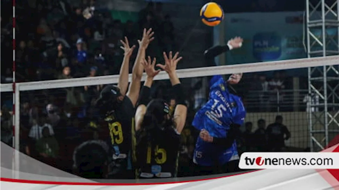 Proliga 2024, Jakarta Pertamina Enduro Ganjal Jakarta Electric PLN 3-1