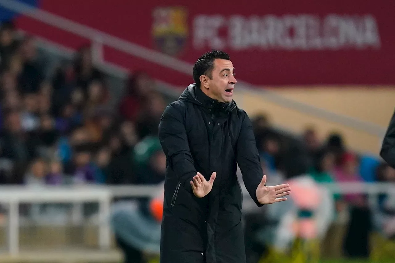 Xavi is razend op zijn 'onvolwassen' ploeg na derby-echec