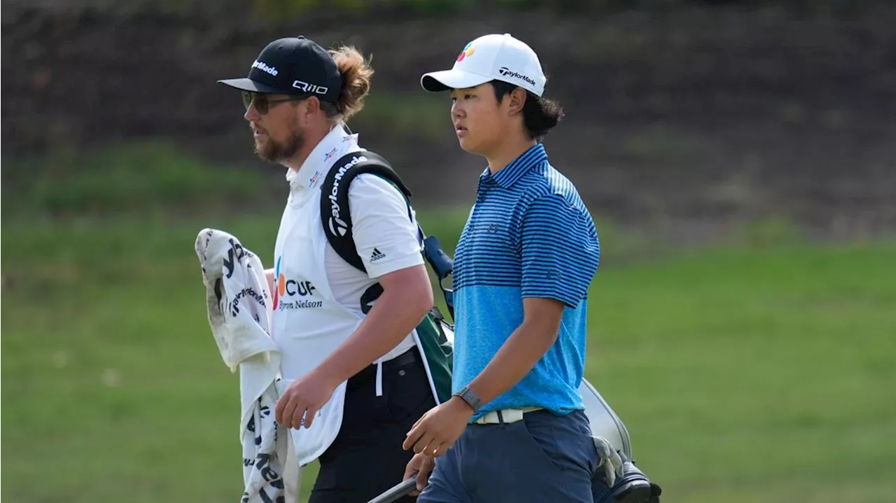 Kris Kim makes cut at the Nelson. The 16-year-old is the youngest to do that on PGA Tour since 2015