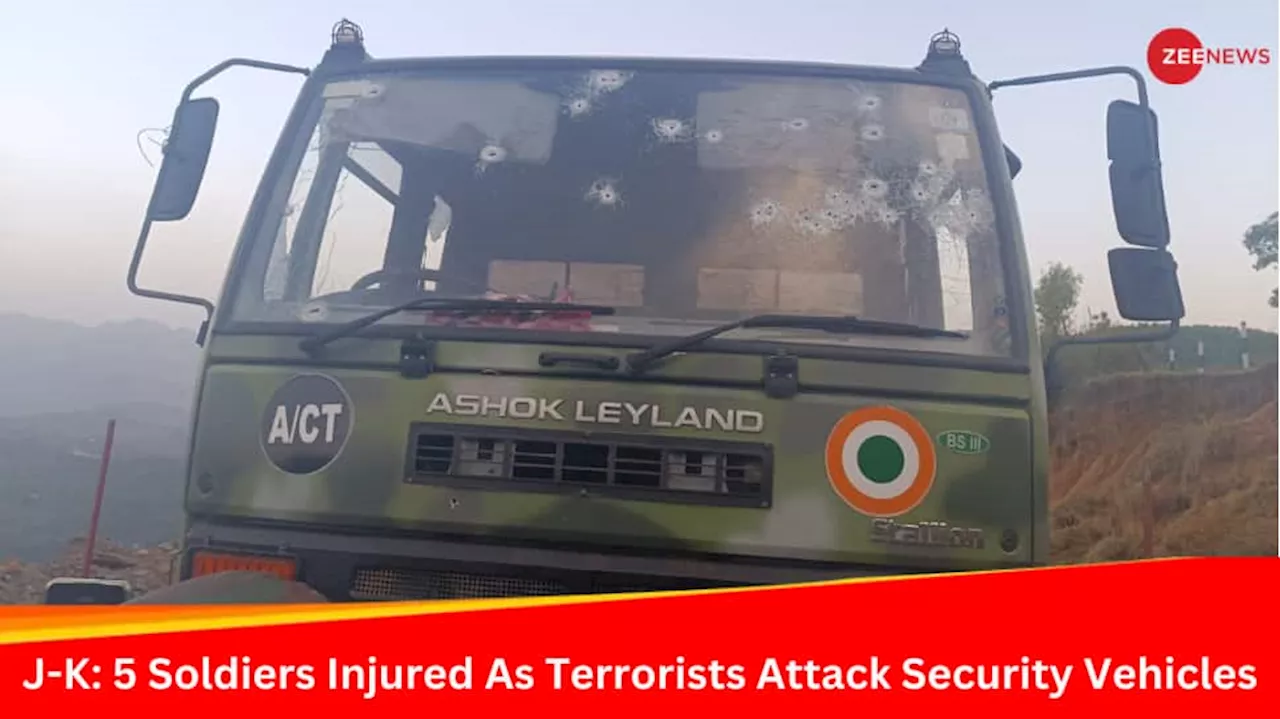 5 Soldiers Injured As Terrorists Open Fire On Secuirty Vehicles In J&Ks Poonch, Search Ops Underway