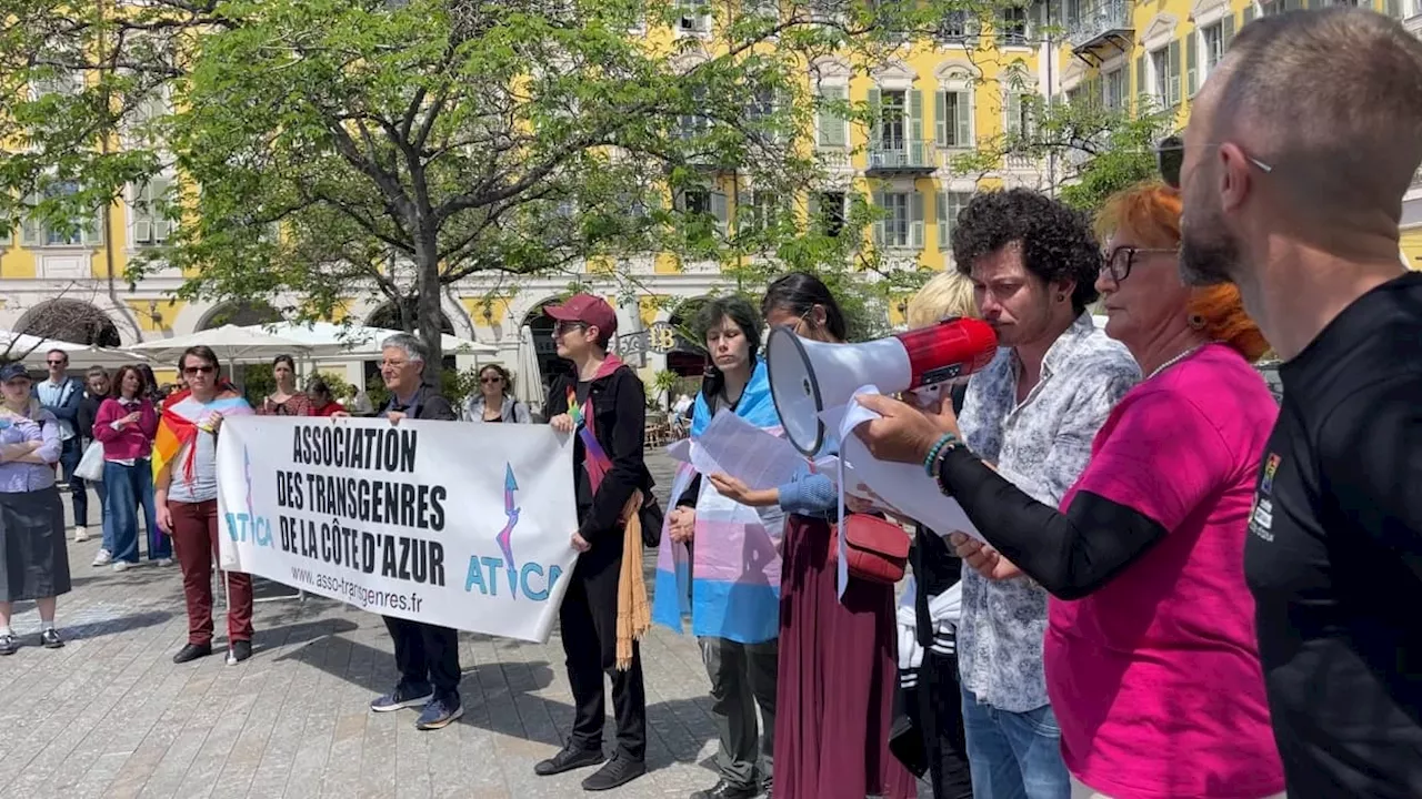 Nice: une centaine de personnes ont manifesté contre les violences à l'encontre des personnes trans