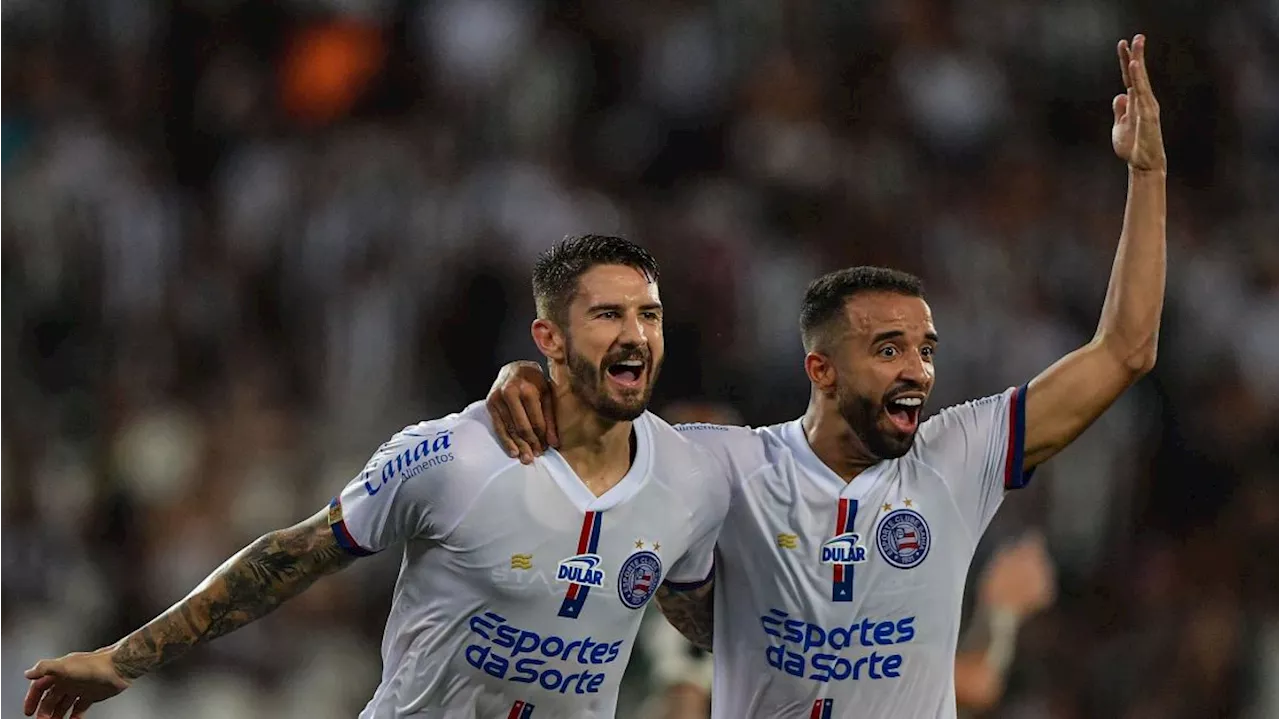 Bahia vence Botafogo, que deixa liderança do Brasileirão