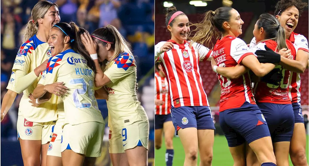 Liga MX Femenil: América y Chivas se enfrentarán en la Liguilla del Clausura 2024