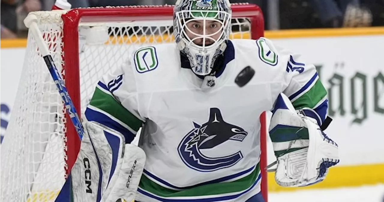 Demko ruled out for Game 1, Silovs staying ready, Vancouver head coach says