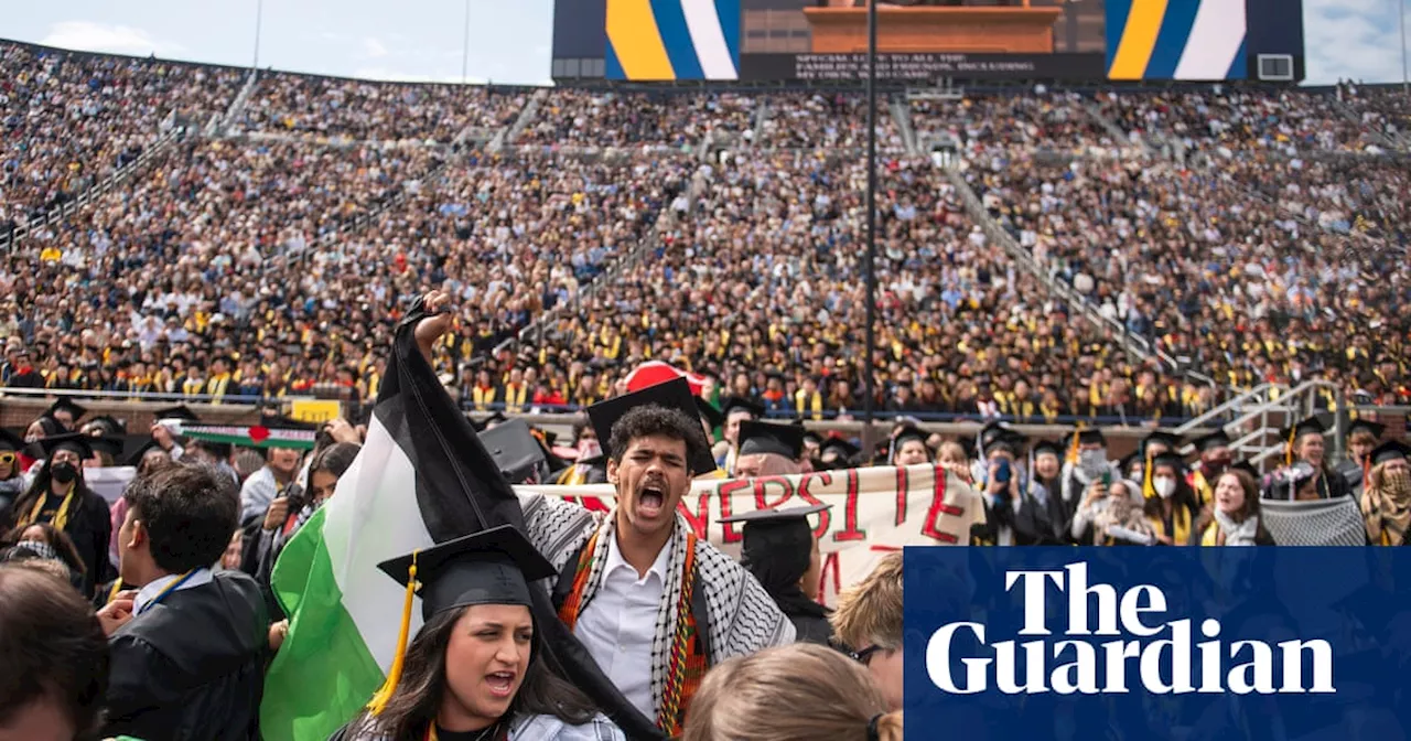 ‘I was happy they still stand beside us’: Palestinians in Rafah on US campus protests