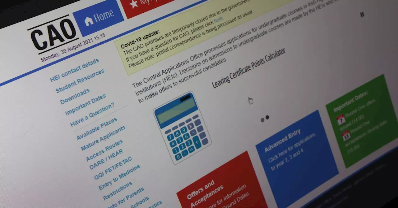 How can I check my son’s CAO details are correct to ensure he doesn’t lose a college place?
