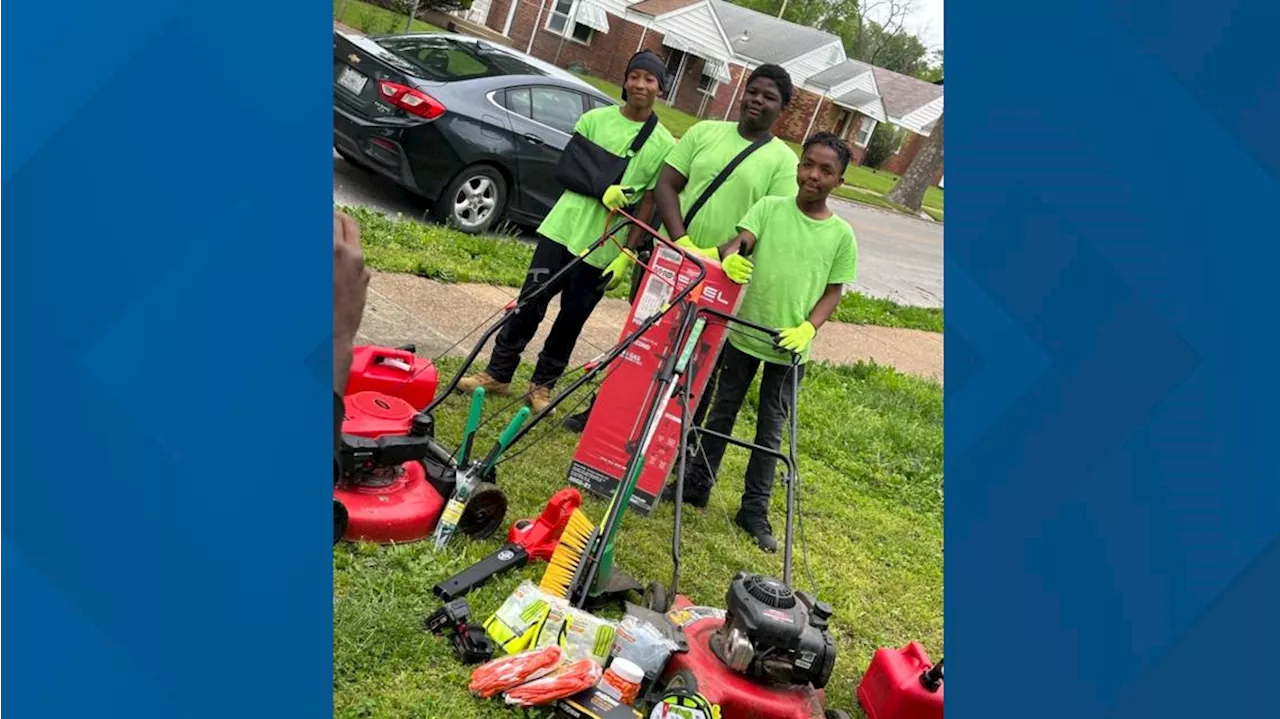 Single mom encourages 11-year-old son to make honest cash, he launches a lawn care service