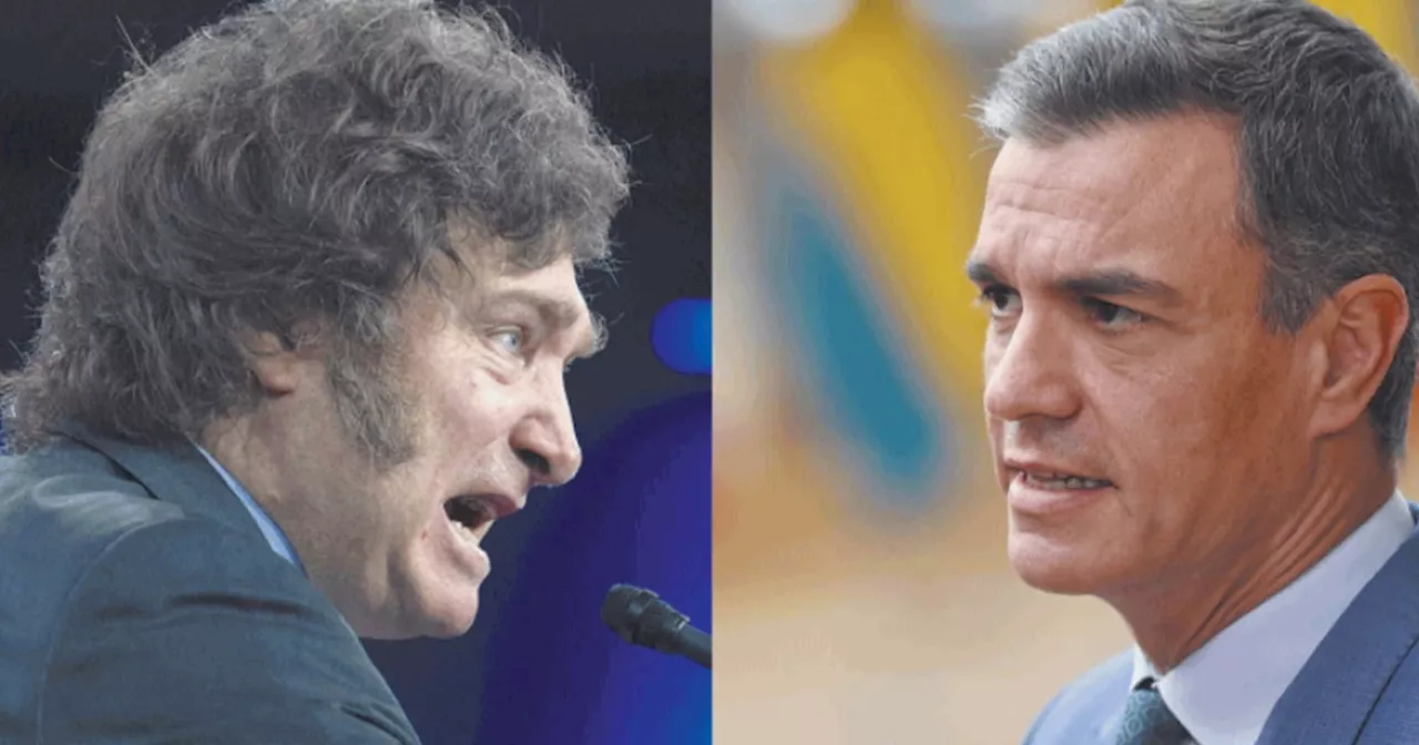 Pedro Sanchez-Javier Milei, volano insulti: &#034;Drogato&#034;, &#034;Corrotto&#034;