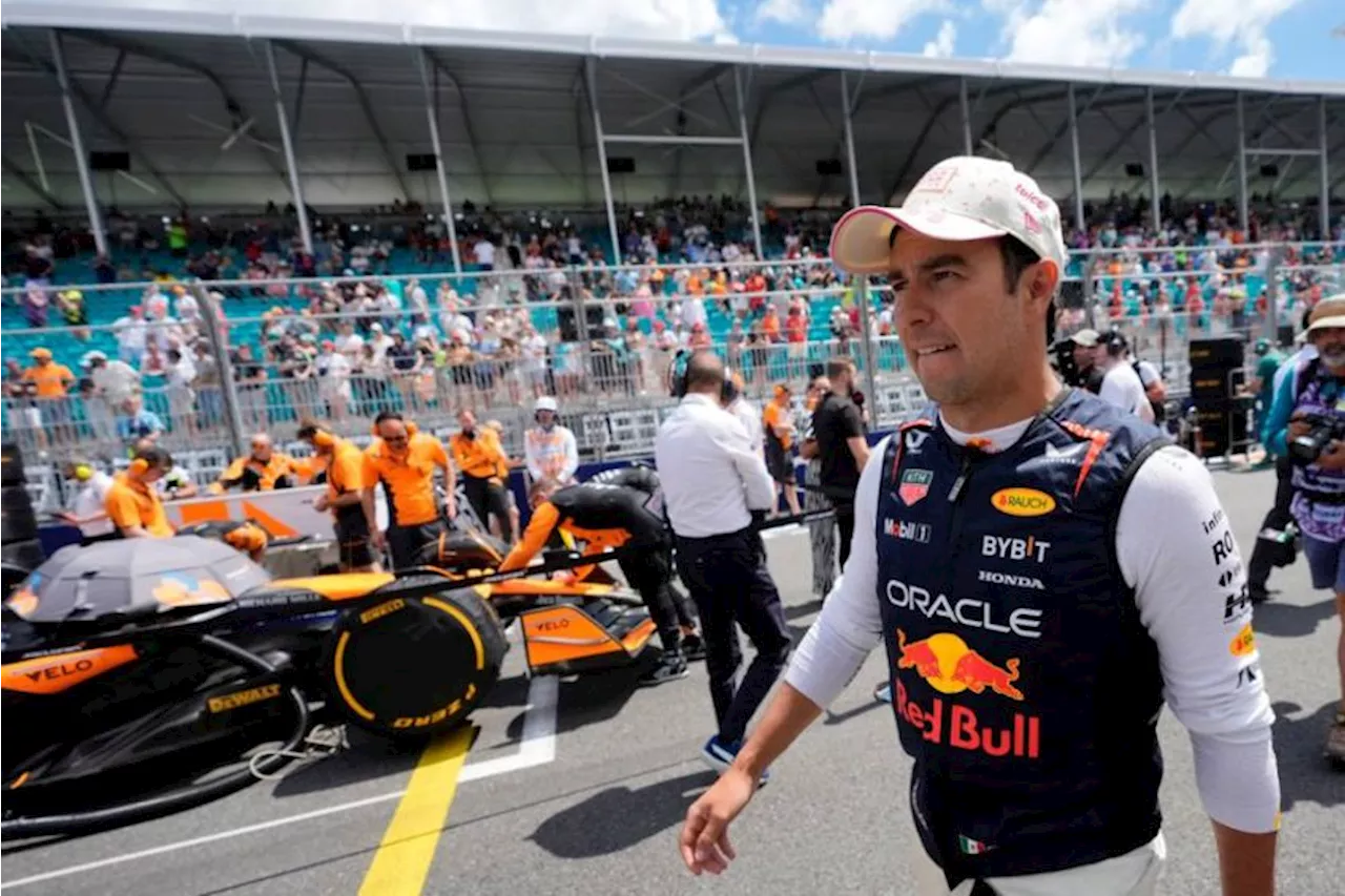 Checo Pérez reconoció error en la clasificación del GP de Miami