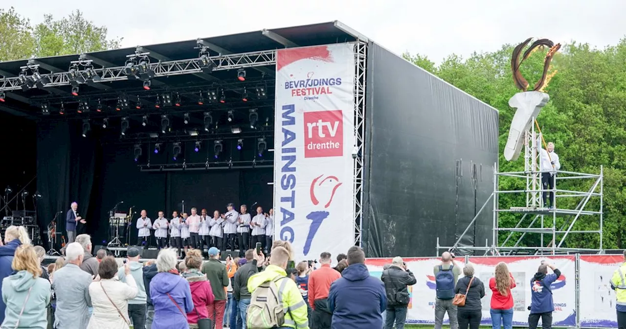 Bevrijdingsvuur brandt in Assen, volg het Bevrijdingsfestival Drenthe in ons liveblog