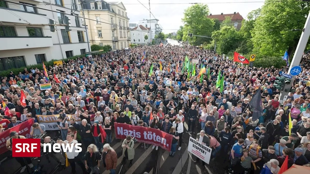 Angriff auf SPD-Politiker: Hunderte demonstrieren in Dresden