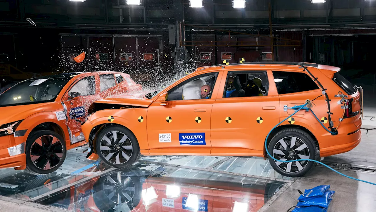 If a Volvo EX90 were to crash into an EX30, what do you think would happen?