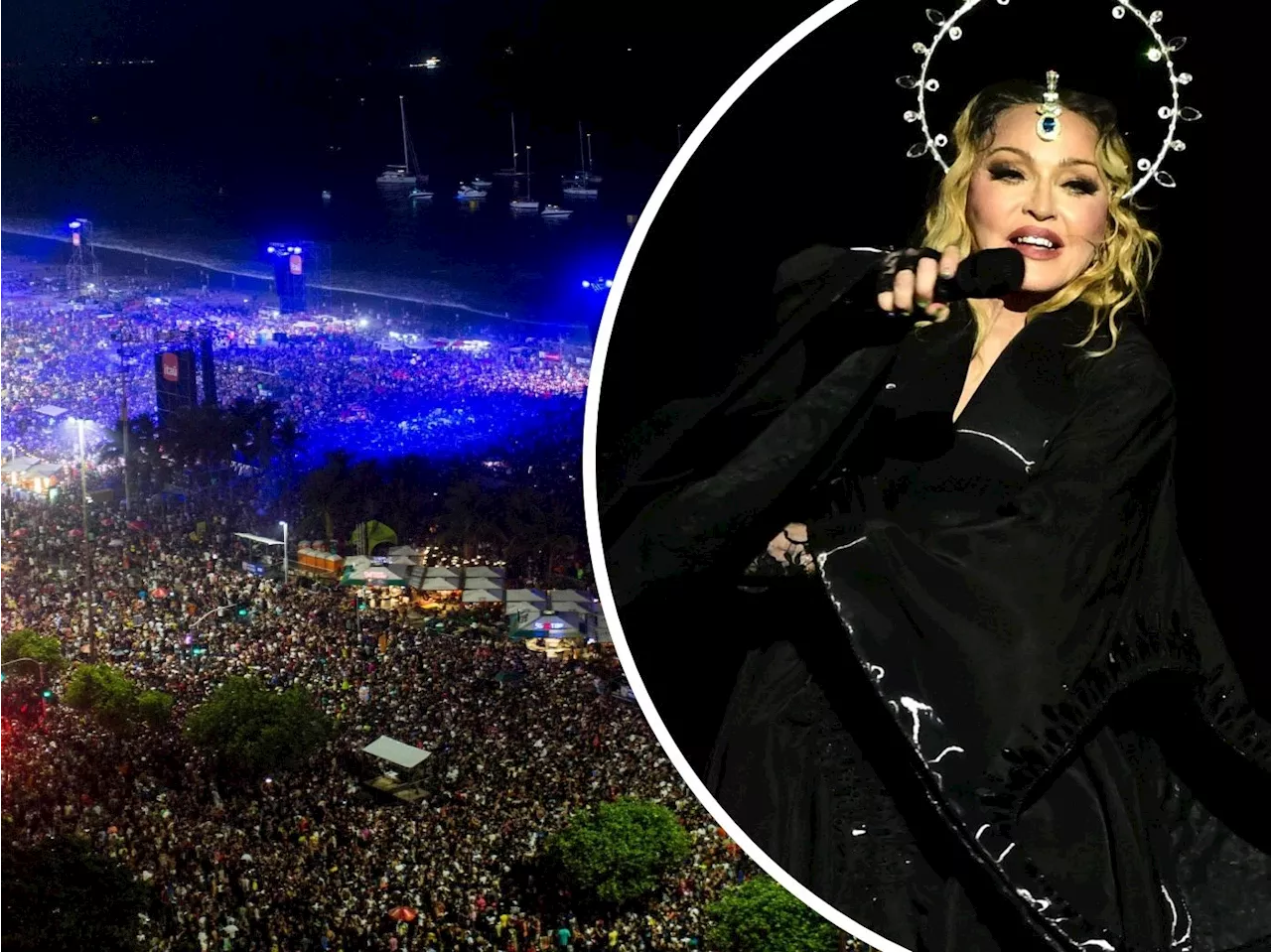 1,5 Millionen Fans bei Madonnas Gratis-Konzert in Rio