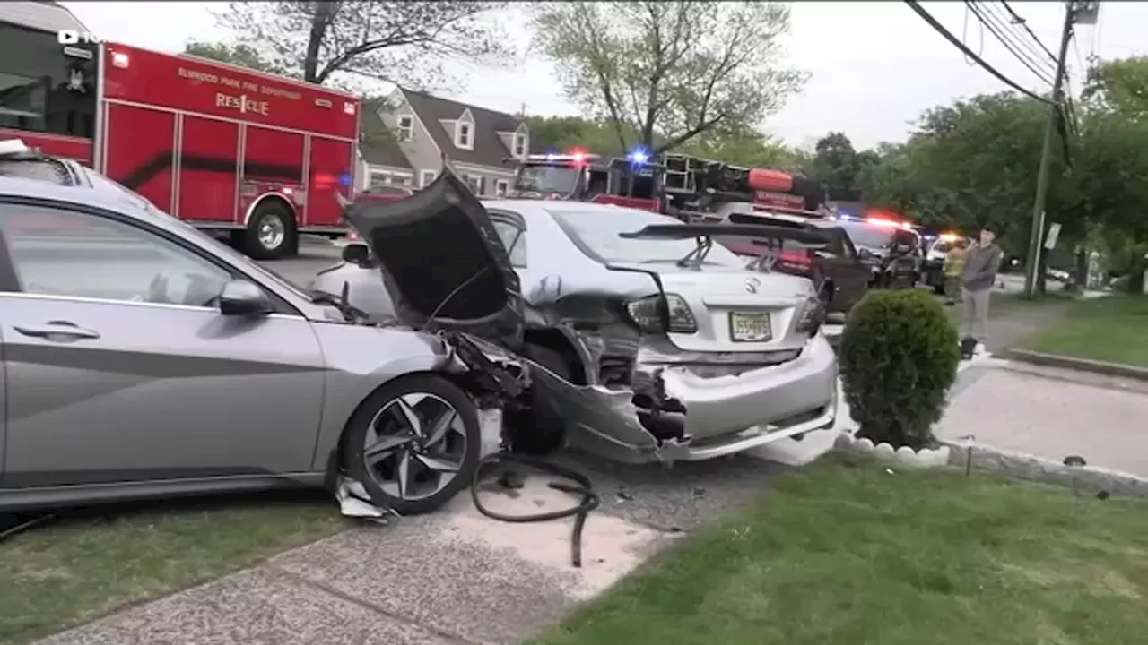 Driver accused of DWI after eight-vehicle pileup in Elmwood Park