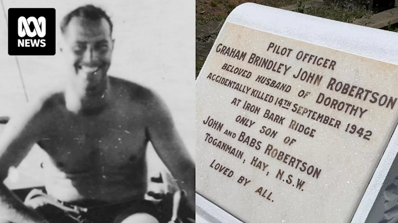 Mareeba Pioneer Cemetery headstones repainted by volunteers after historian finds pilot's grave