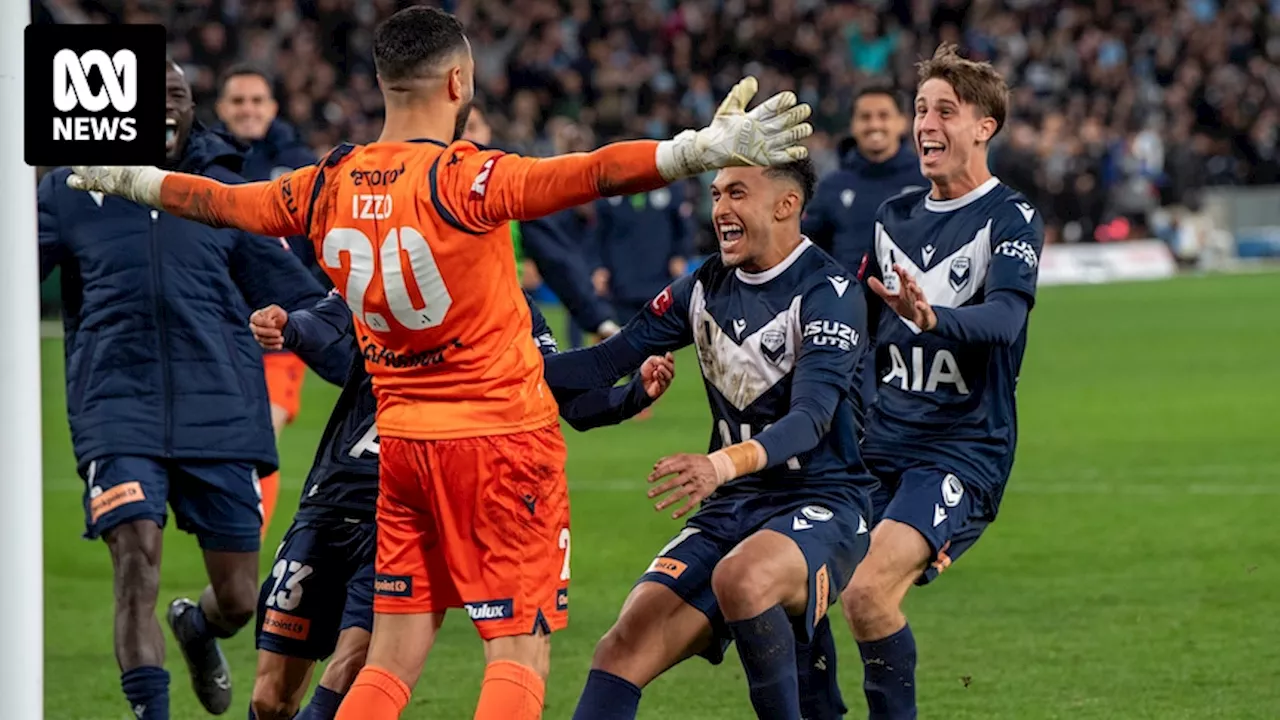 Paul Izzo's penalty heroics lead Melbourne Victory past Melbourne City in ALM epic