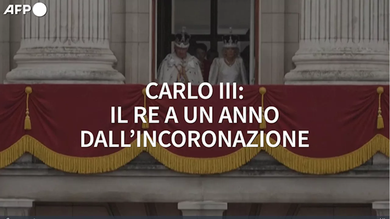 Carlo III, il re nel primo anniversario dell'incoronazione