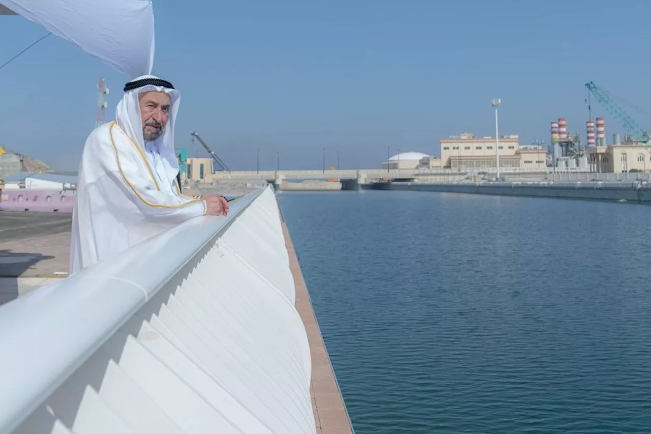 سلطان يتفقد قـناة الليـة المائيـة | صحيفة الخليج