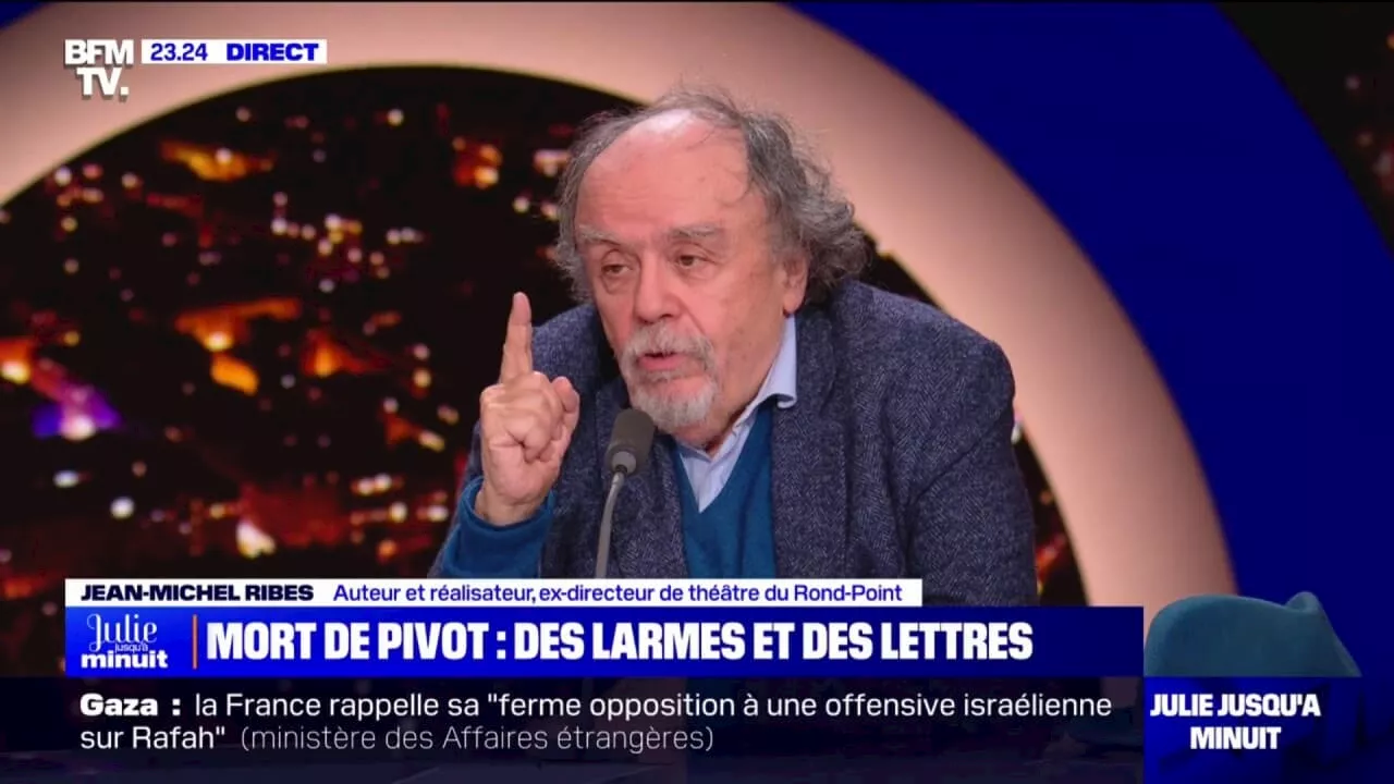 Jean-Michel Ribes (auteur et réalisateur): 'Bernard Pivot était un interviewer à hauteur des écrivains qu'il interviewait'