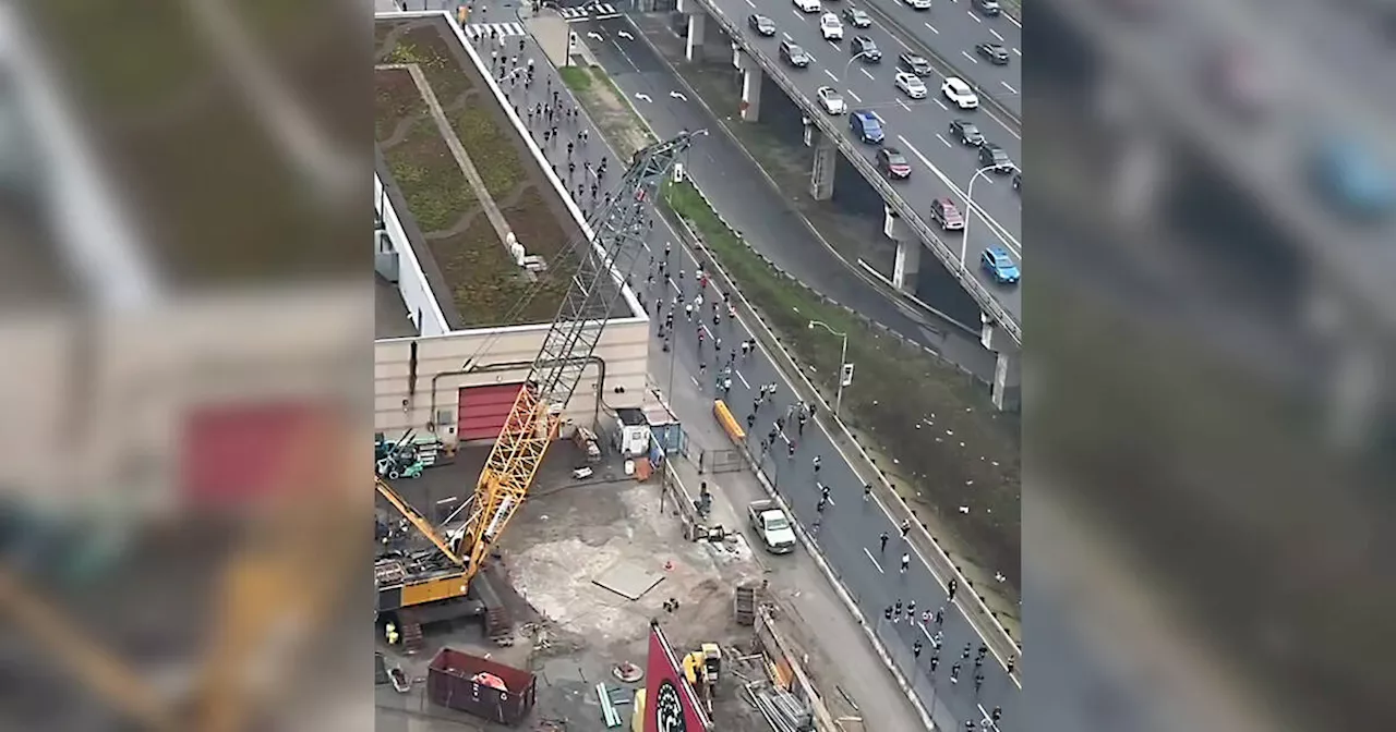 Weekend traffic was so bad that the Toronto Marathon was faster than a highway