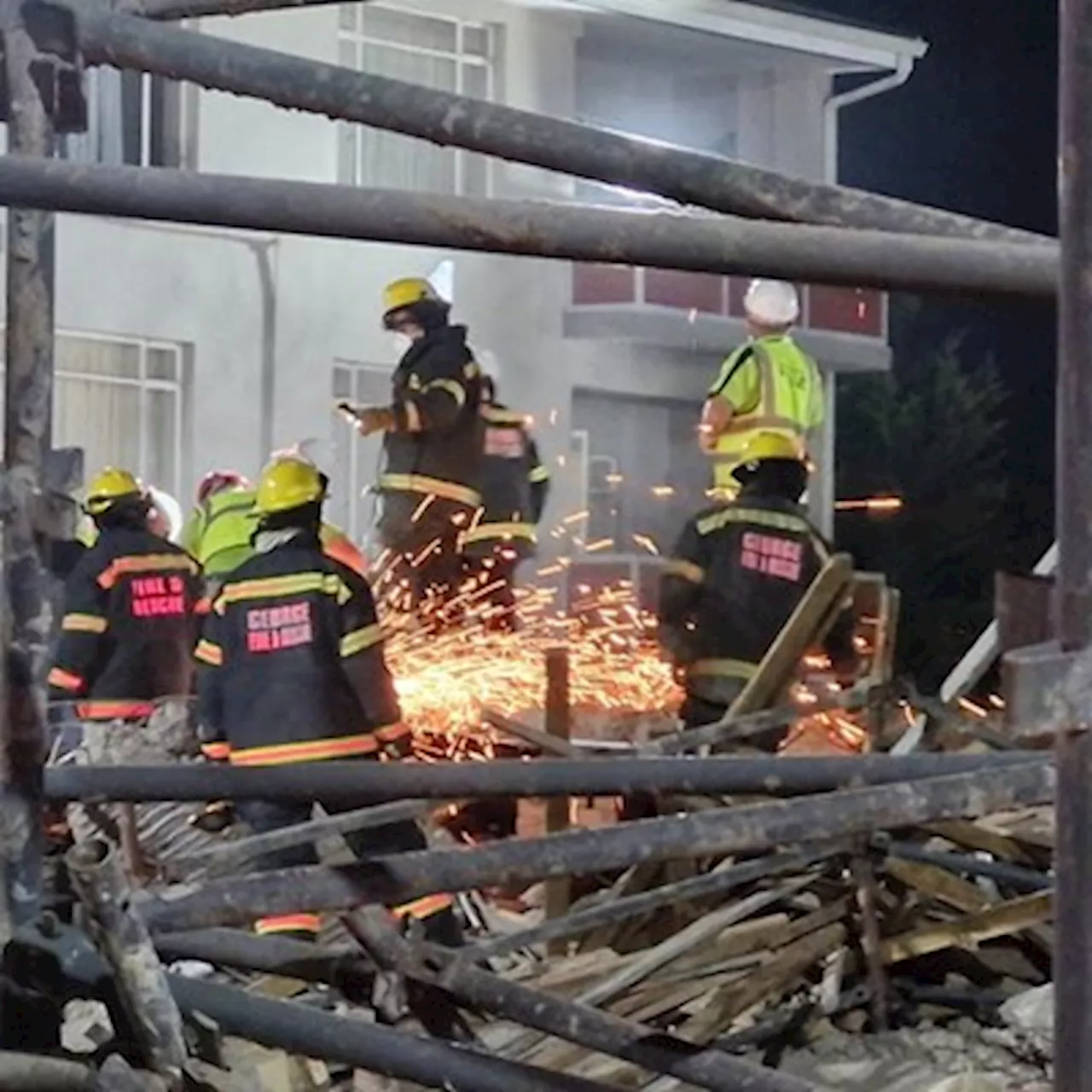 Videos and photos: 2 dead, 20 rescued in George building collapse