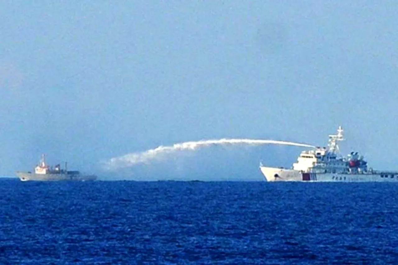 Philippines rejects use of water cannon in South China Sea