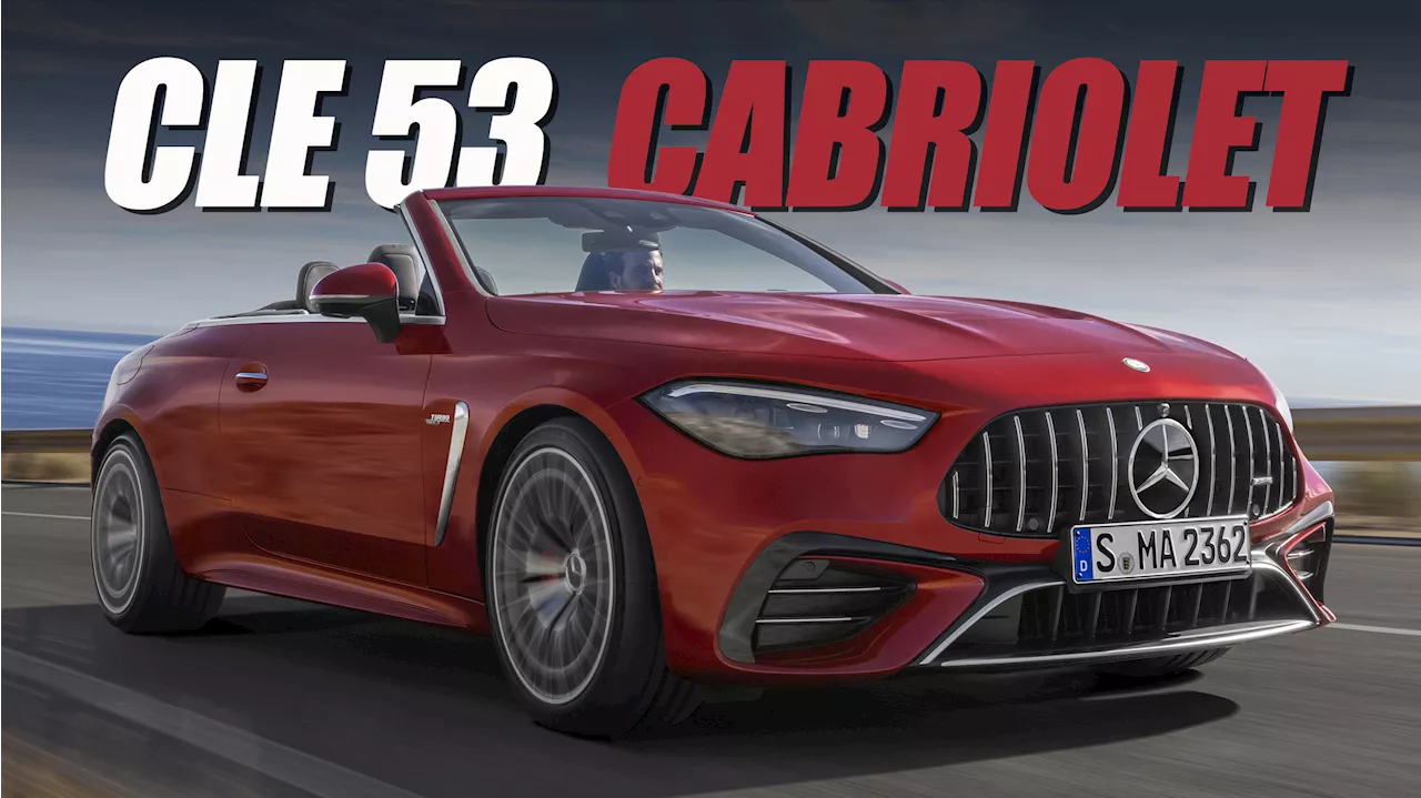 2025 Mercedes-AMG CLE 53 Cabriolet Combines A 443 Hp Mild Hybrid With A Fabric Top