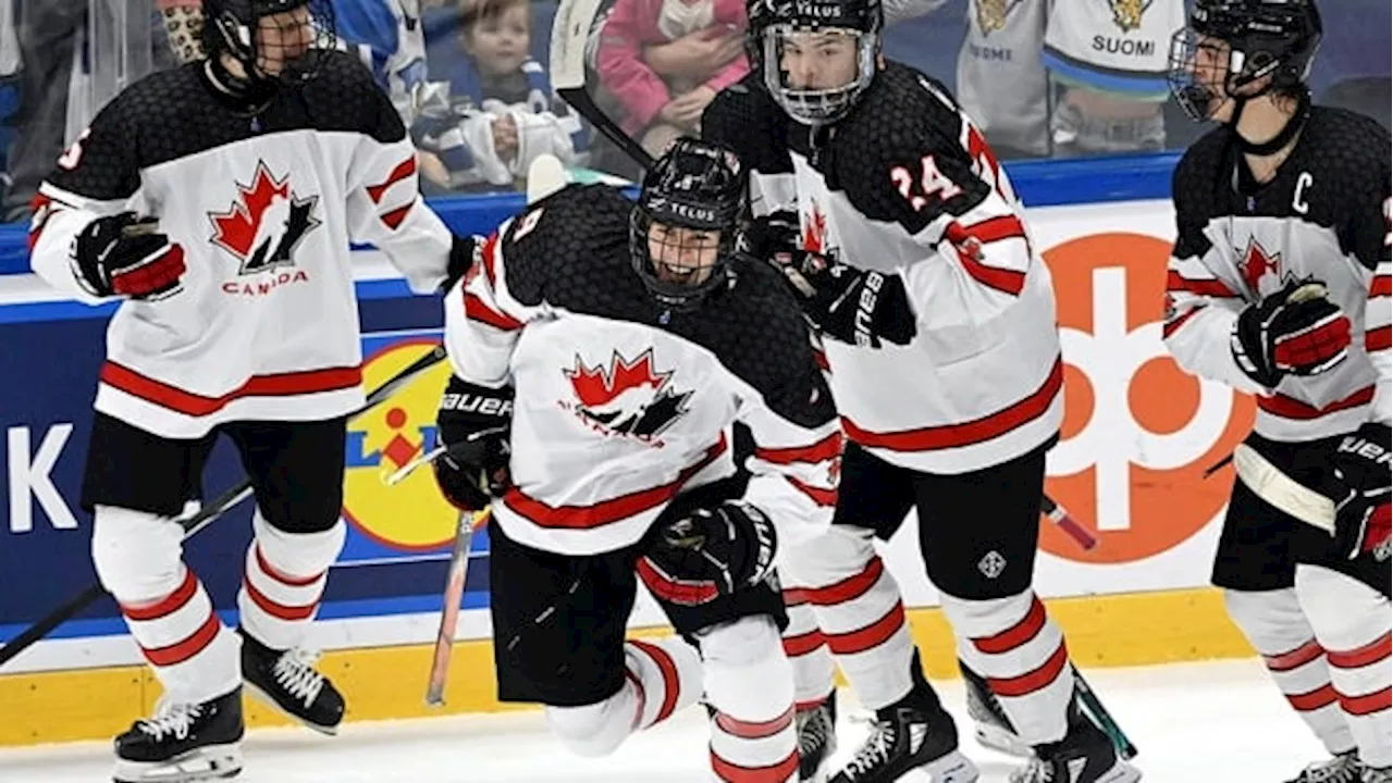 Gavin McKenna hat trick propels Canada to 5th U18 world hockey gold