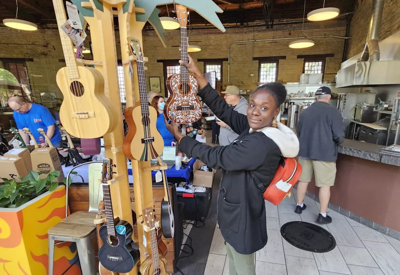 Aurora fest sweet music for ukulele lovers: ‘I don’t know anybody who has ever picked up a ukulele and wasn’t happy’.