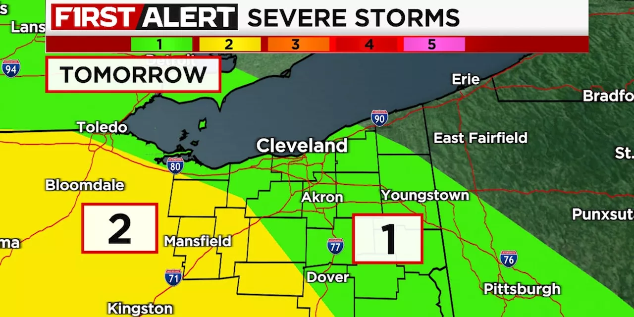 19 First Alert Weather Day Tuesday: Potential for severe storms late in day