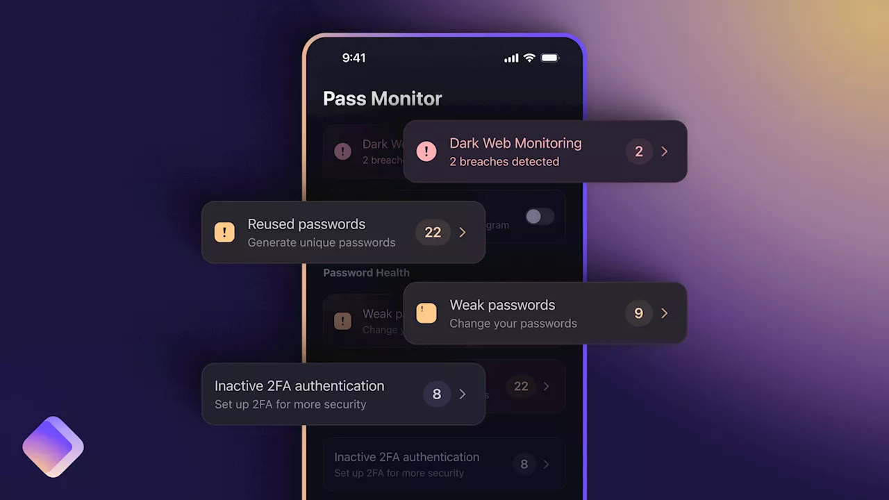 Avec Pass Monitor, Proton renforce la sécurité de vos mots de passe jusque sur le Dark Web