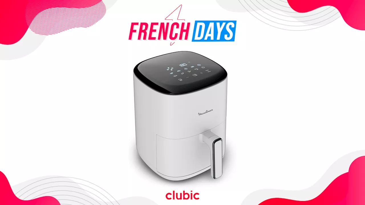 Fin des French Days : la friteuse à air chaud Moulinex Easy Fry Compact est à 60 € !