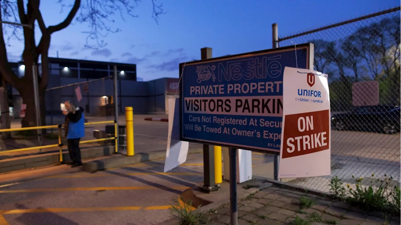 Hundreds strike at Nestle chocolate plant in Toronto, Unifor says