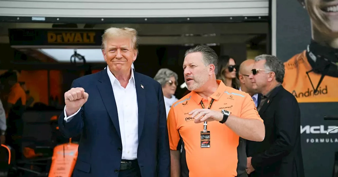 McLaren defend Donald Trump's Miami Grand Prix visit