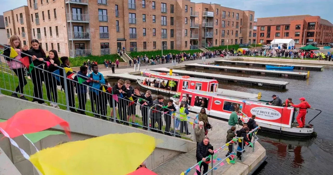 'West Lothian Riviera' unveiled as plush new marina opens