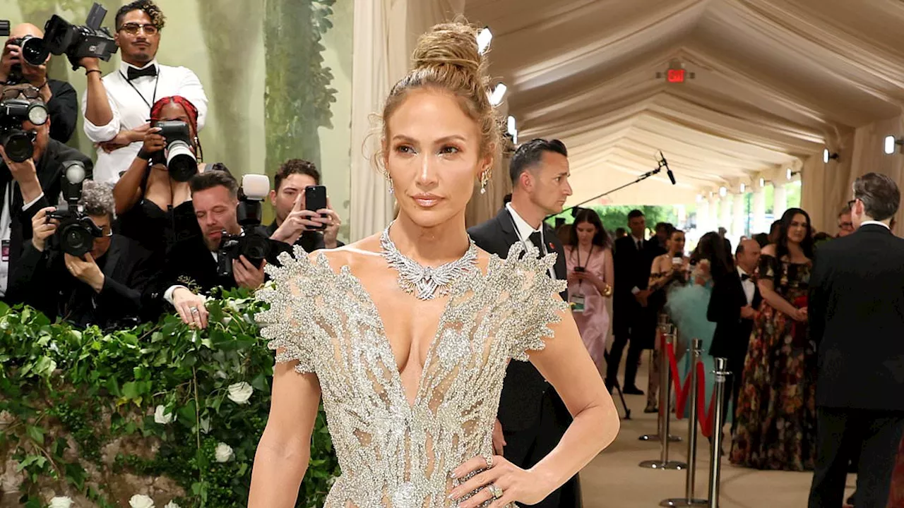 Met Gala 2024: Jennifer Lopez and Emily Ratajkowski shine in sparkling see-through gowns while...