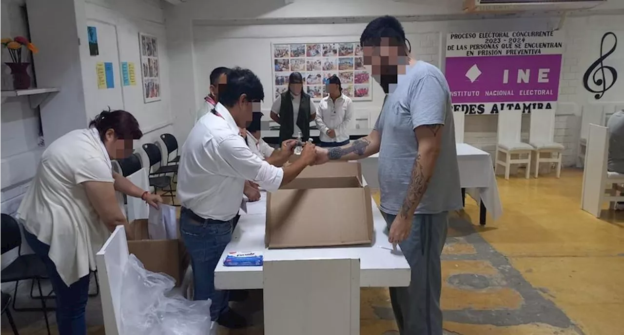 Inicia voto anticipado en penal de Altamira, Tamaulipas para elegir Presidente de México