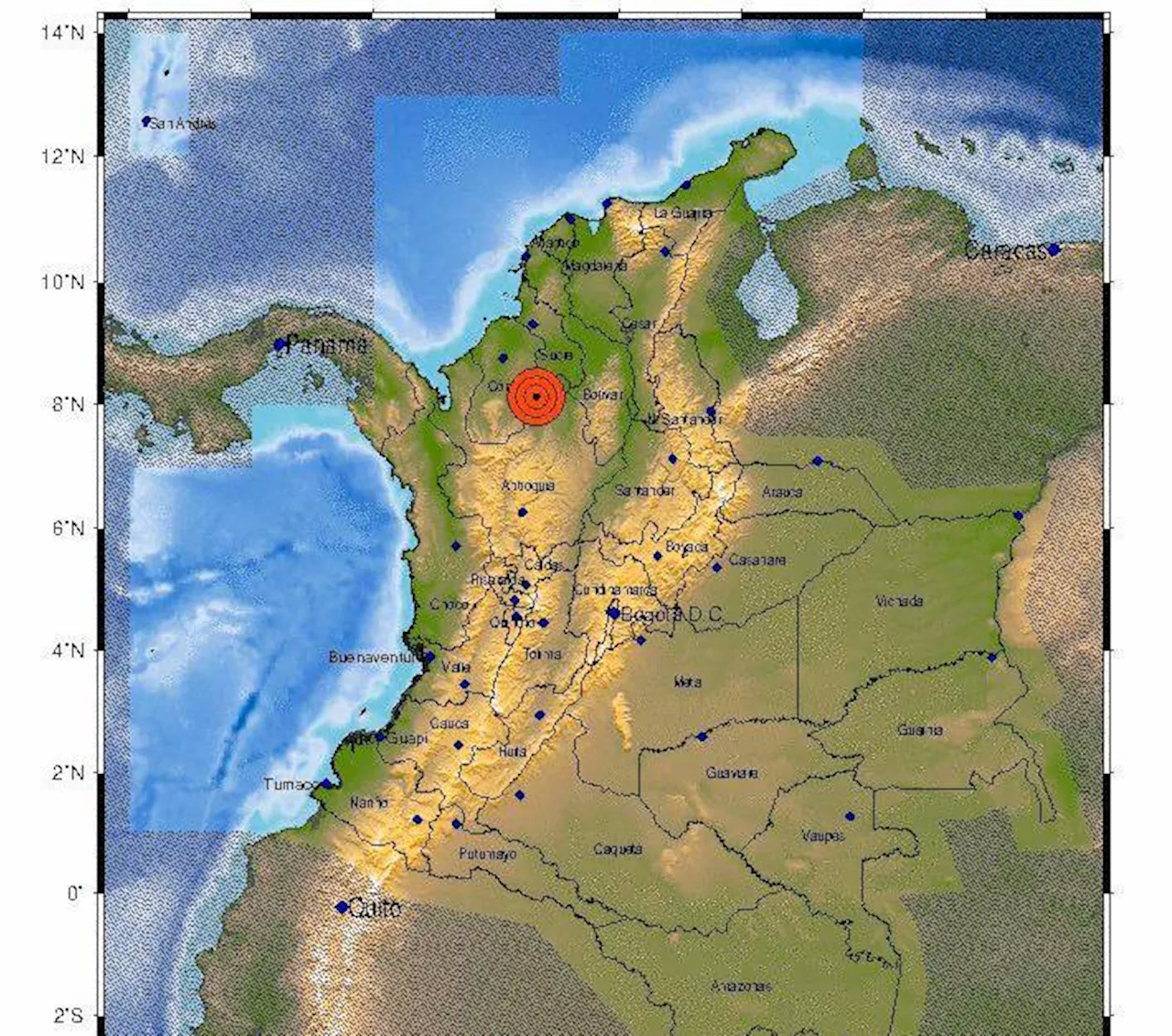 Fuerte temblor con epicentro en Córdoba sacudió parte de Antioquia, ¿lo sintió?