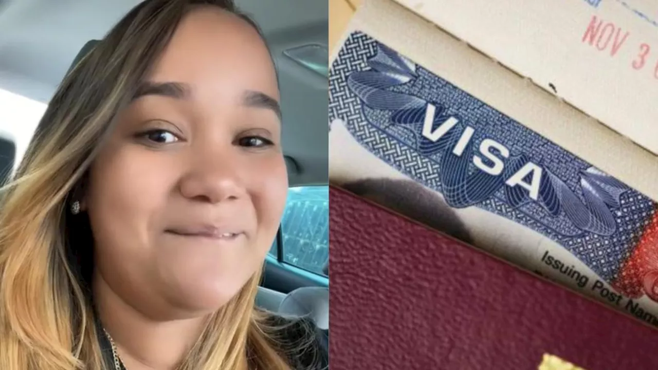 A latina le rompieron su visa de Estados Unidos y así lo resolvió