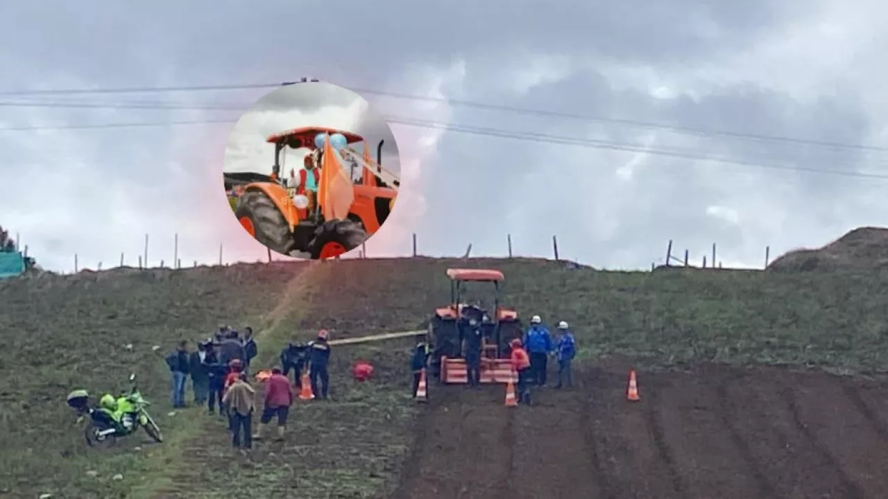 Él era el joven que murió al quedar atrapado por retobo de tractor en Tunja: 'Lo agarró de la ruana'