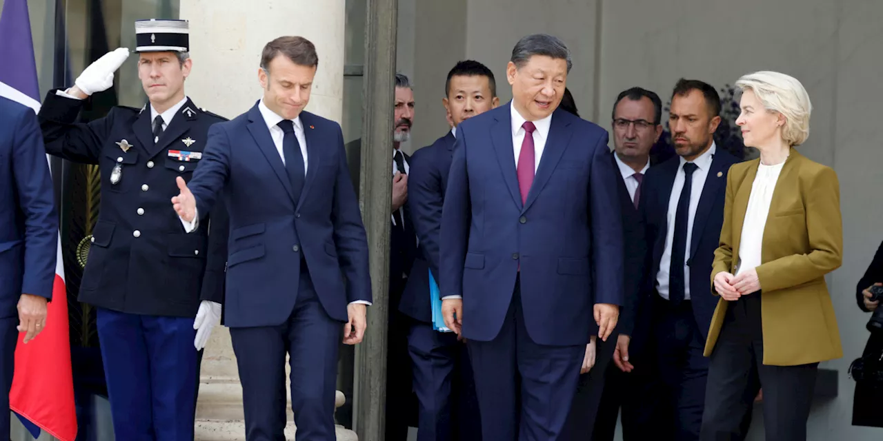 Échanges fermes entre Emmanuel Macron, Ursula Von der Leyen et Xi Jinping sur le commerce mondial