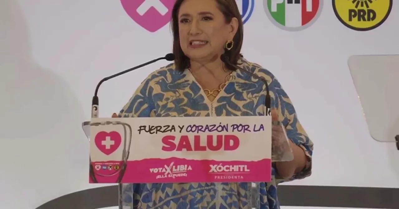 Gálvez presenta Plan Nacional de Salud: 'No más médicos cubanos ni López-Gatell'