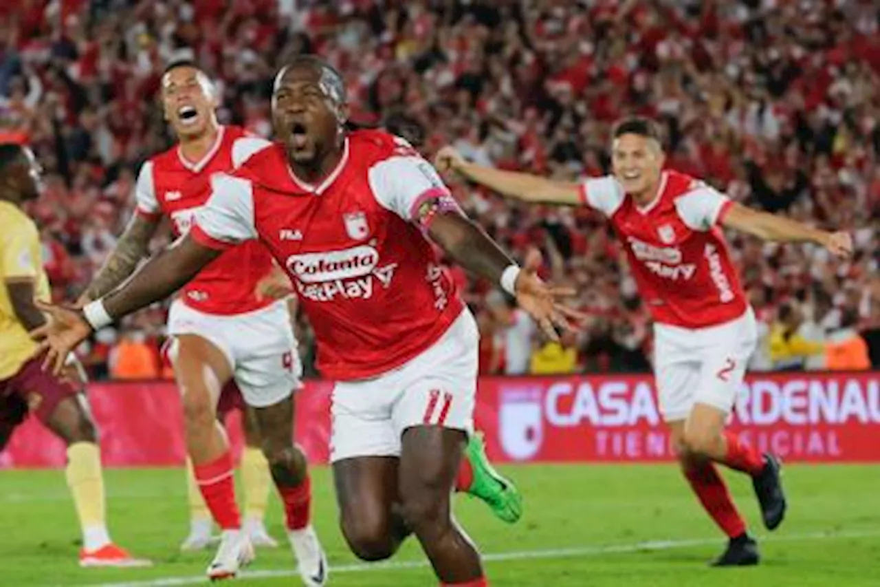 Hugo Rodallega puso a celebrar a Santa Fe: vea gol que vale oro