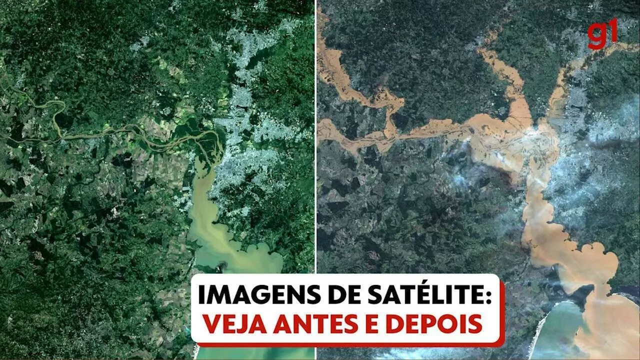 Temporal no RS: veja imagens aéreas de Porto Alegre antes e depois da tragédia