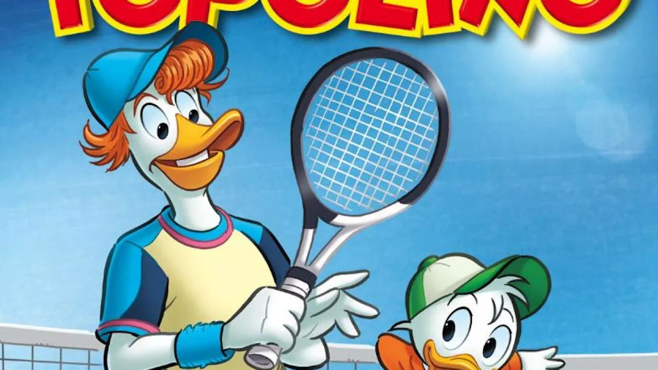 Topolino celebra Sinner: Jannik diventa Quacknik Spinner, protagonista della nuova copertina