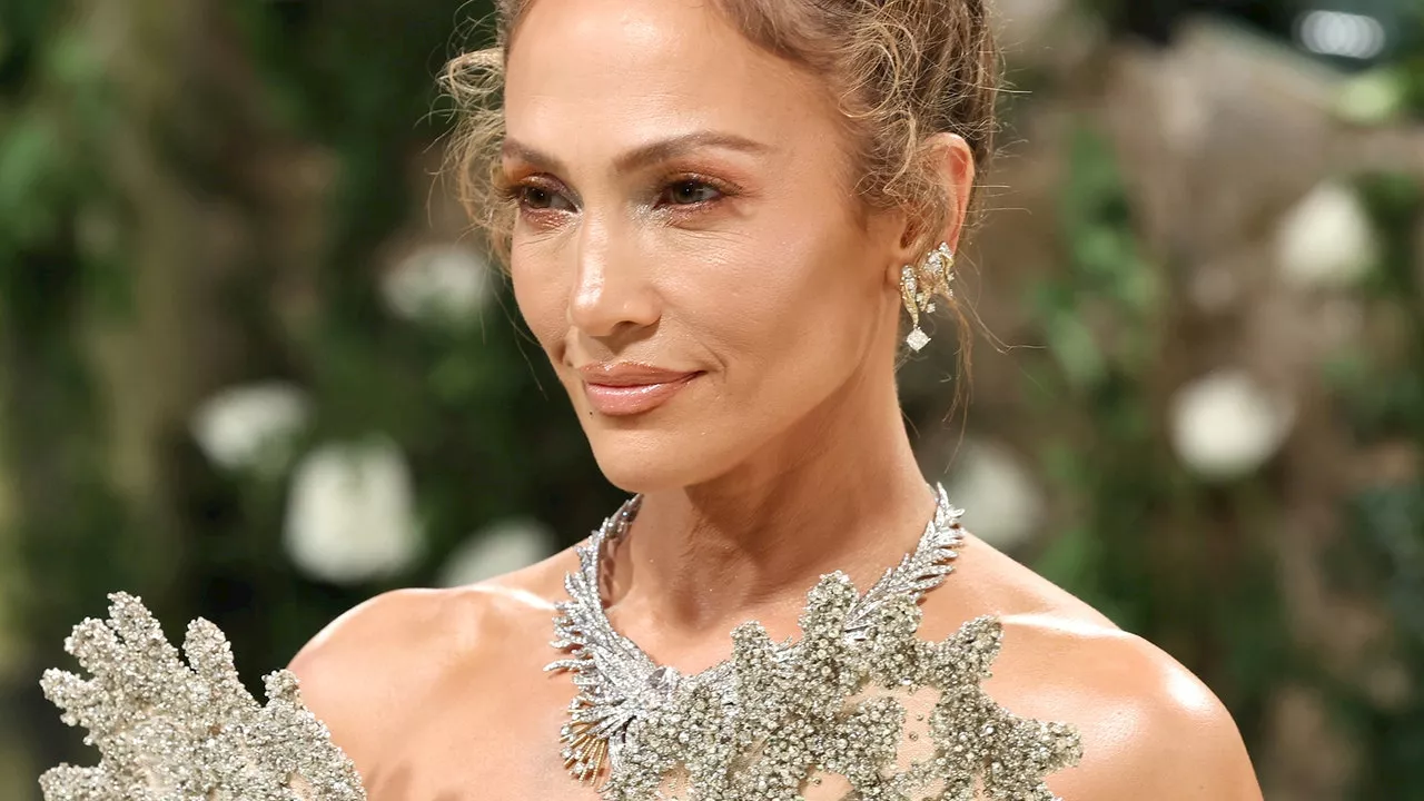 Only Jennifer Lopez Could Get Away With Wearing a Messy Bun to the Met Gala — See Photos