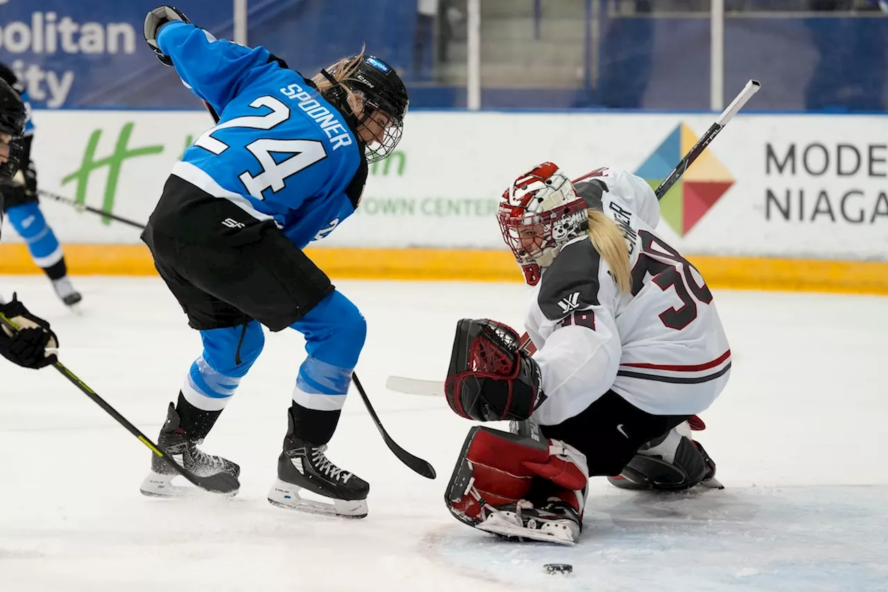 Spooner leads Toronto to 5-2 win over Ottawa in PWHL regular-season finale