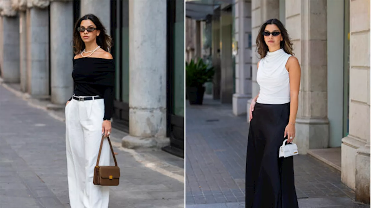 Outfit bianco e nero: due proposte chic perfette per la primavera