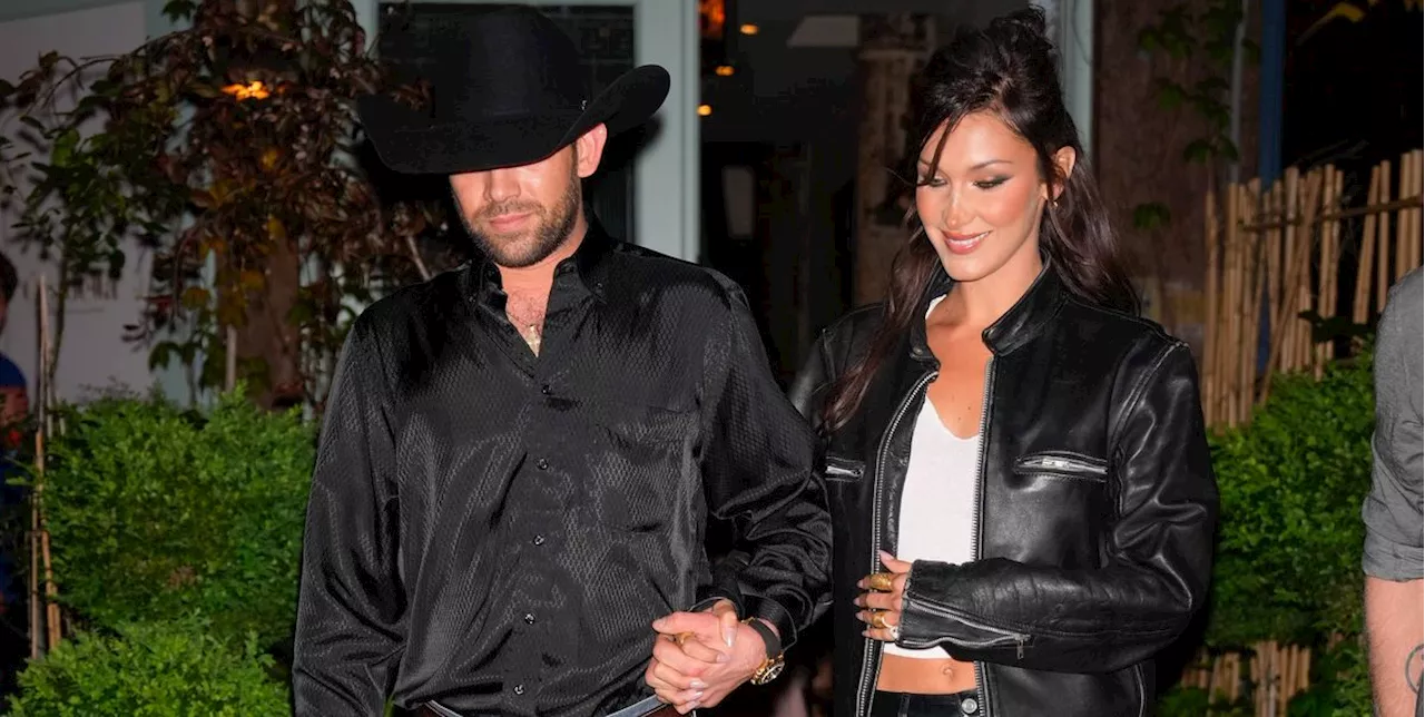 Bella Hadid and Her Cowboy Boyfriend Coordinate Looks for Date Night