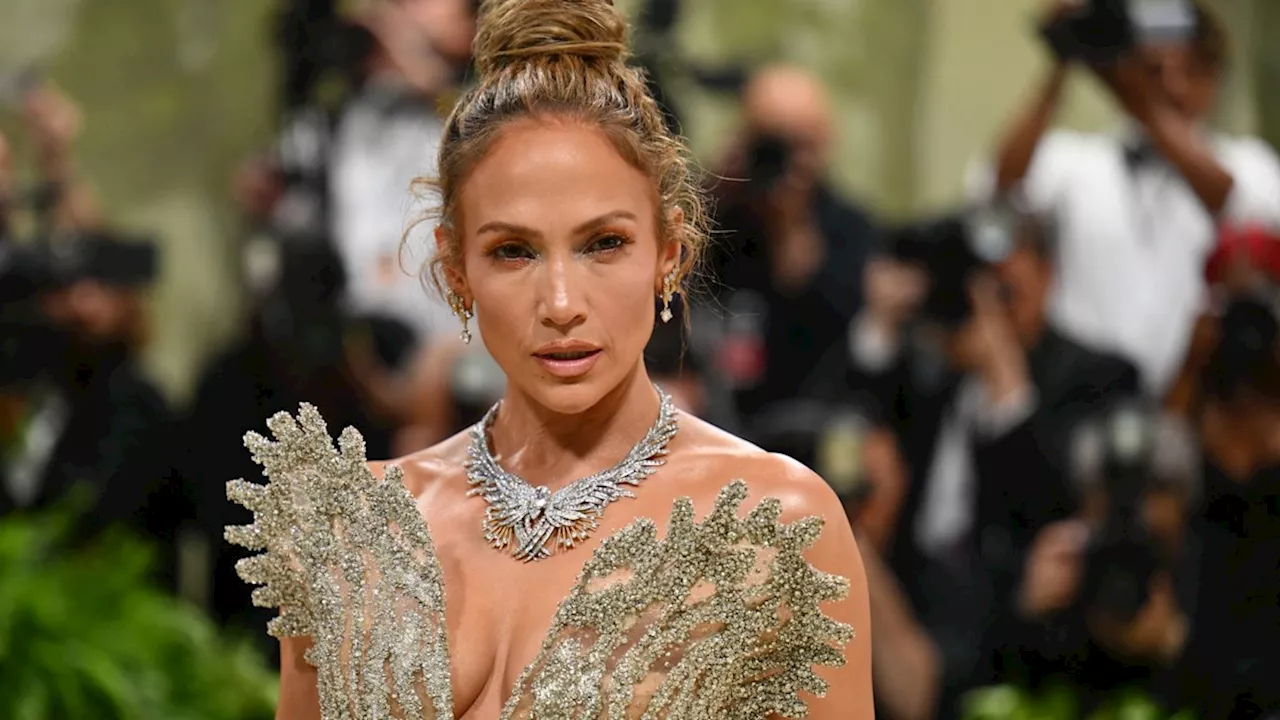 Jennifer Lopez steals the show in breathtaking sparkly gown on Met Gala 2024 red carpet